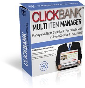 Clickbank Multi Item Manager